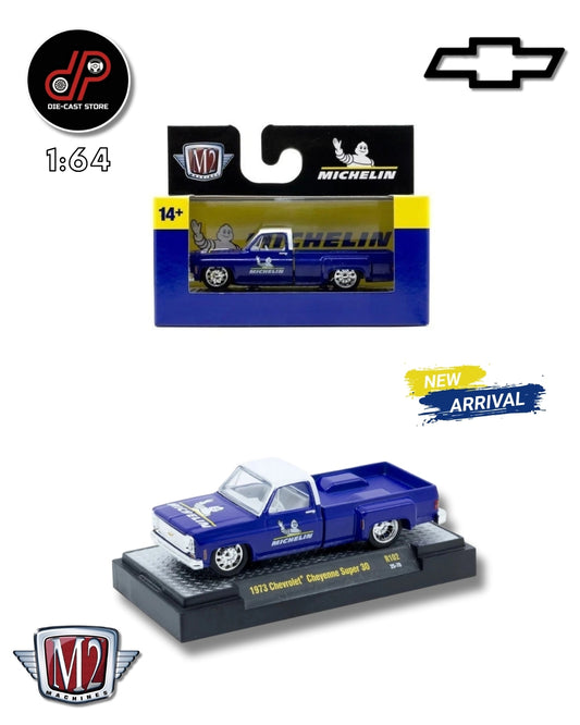 M2 MACHINES 1:64 AUTO THENTICS R102 CHEVROLET CHEYENNE SUPER 30 1973