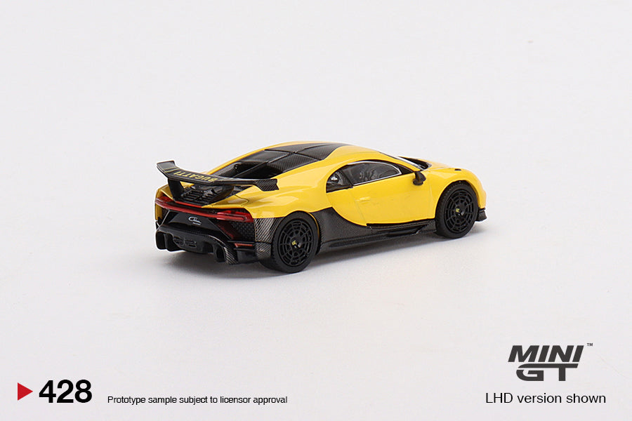 MGT00428 BUGATTI CHIRON PUR SPORT YELLOW MINI GT