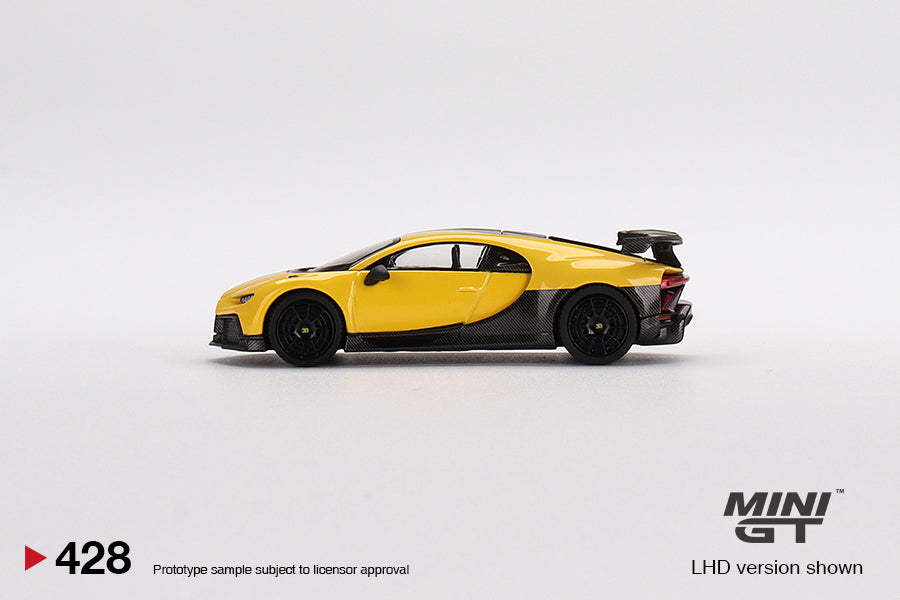 MGT00428 BUGATTI CHIRON PUR SPORT YELLOW MINI GT