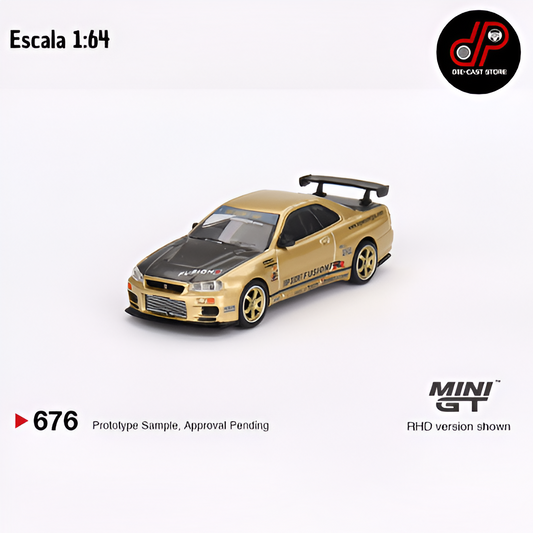 MGT00676 Nissan Skyline GT-R (R34) Top Secret Top Secret Gold
