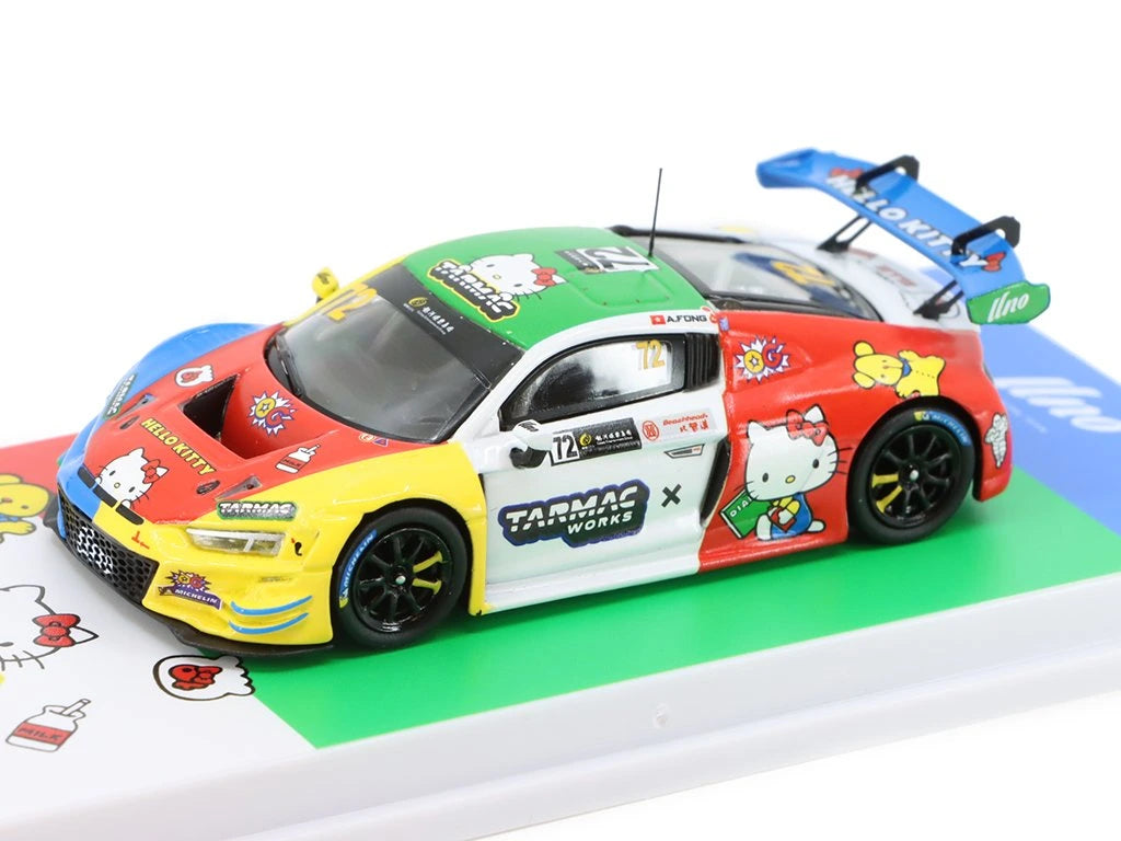 Audi R8 Lms GT3 Evo II 1/64 " Hello Kitty by TARMAC WORKS