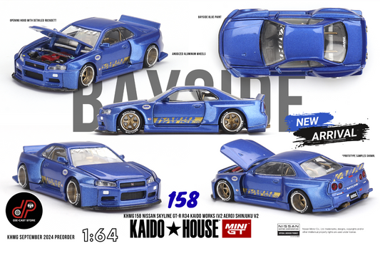NISSAN SKYLINE GT-R (R34) KAIDO WORKS (V2 AERO) SHINJUKU V2 KHMG158