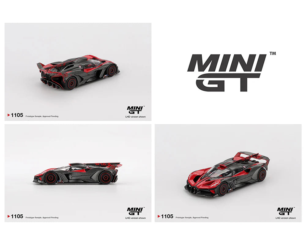 *MGT01105 Bugatti Bolide Rojo