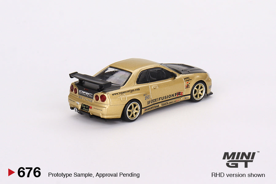 MGT00676 Nissan Skyline GT-R (R34) Top Secret Top Secret Gold