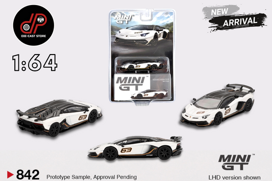 MGT00842 LAMBORGHINI AVENTADOR SVJ 63 BIANCO ASOPO