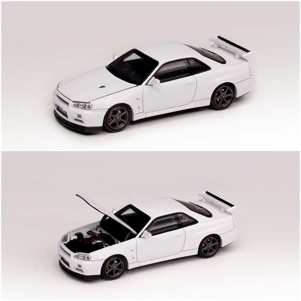 MOTOR HELIX Nissan Skyline GT-R R34 V Spec II White Pearl