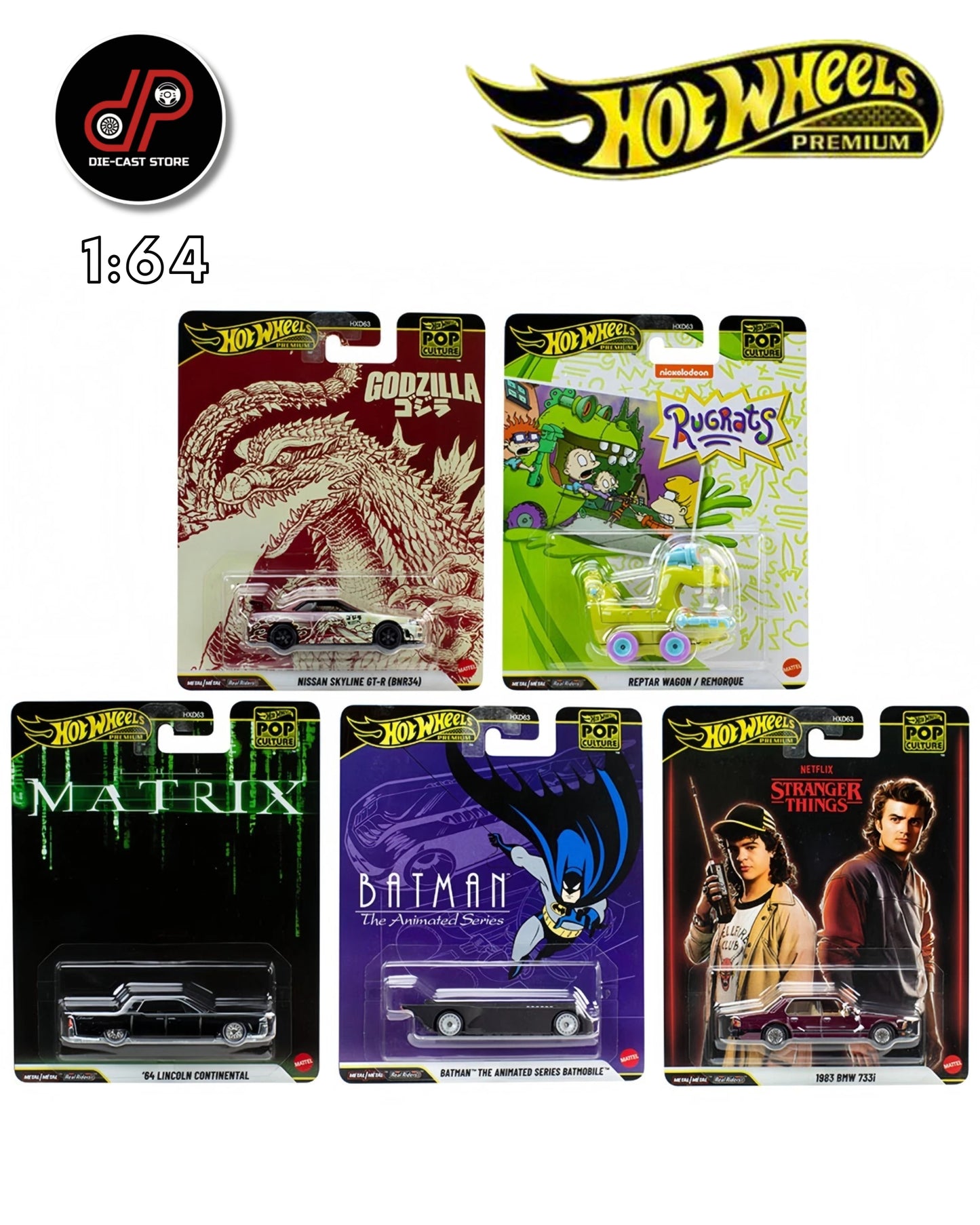 POP CULTURE 2025" HOT WHEELS PREMIUM (SET OF 5 PIECES) HXD63-956 N