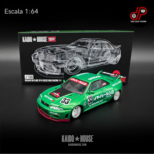 Mini GT x Kaido House Nissan Skyline GT-R (R33) IMAI Racing V1 KHMG150