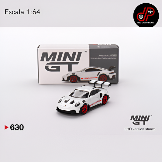 MGT00630 Porsche 911 (992) GT3 RS White with Pyro Red Accent Package