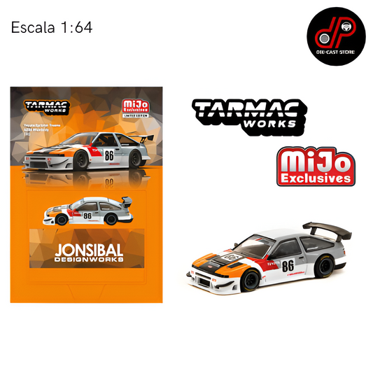 Toyota Sprinter Trueno AE86 Widebody TRD 1/64 by TARMAC WORKS