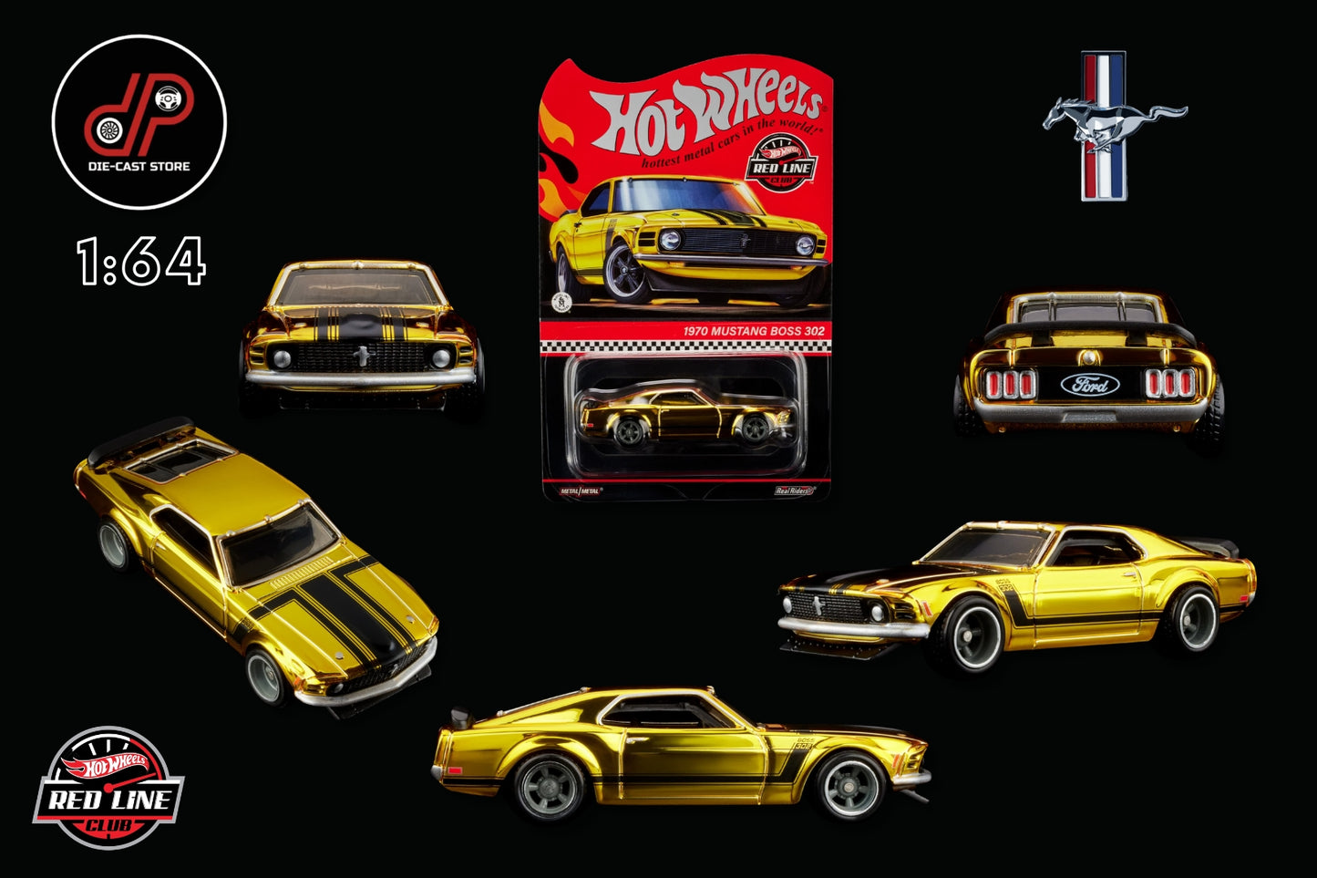 RLC EXCLUSIVE 1970 FORD MUSTANG BOSS 302
