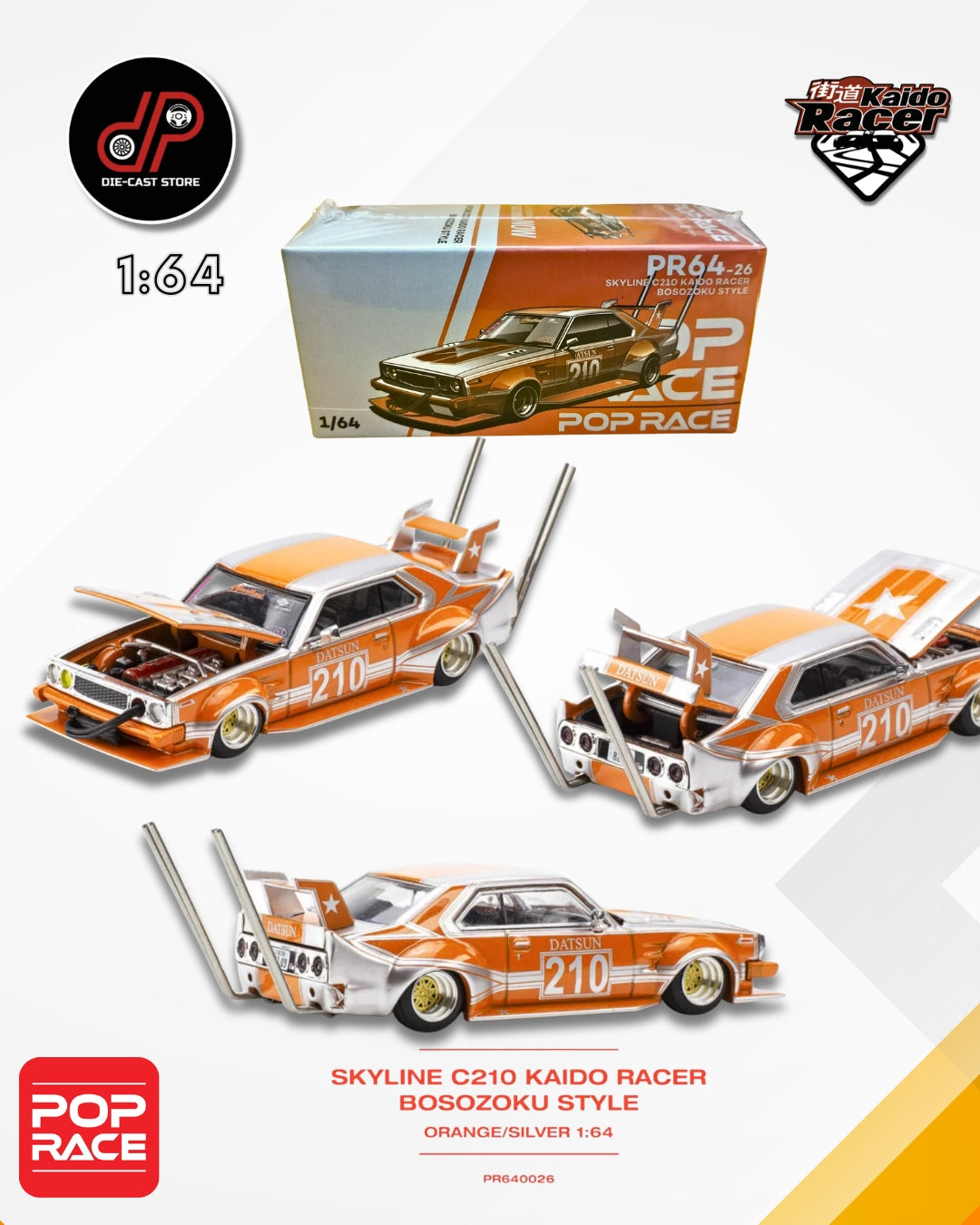 POP RACE SKYLINE C210 KAIDO RACER BOSOZOKU STYLE ORAN