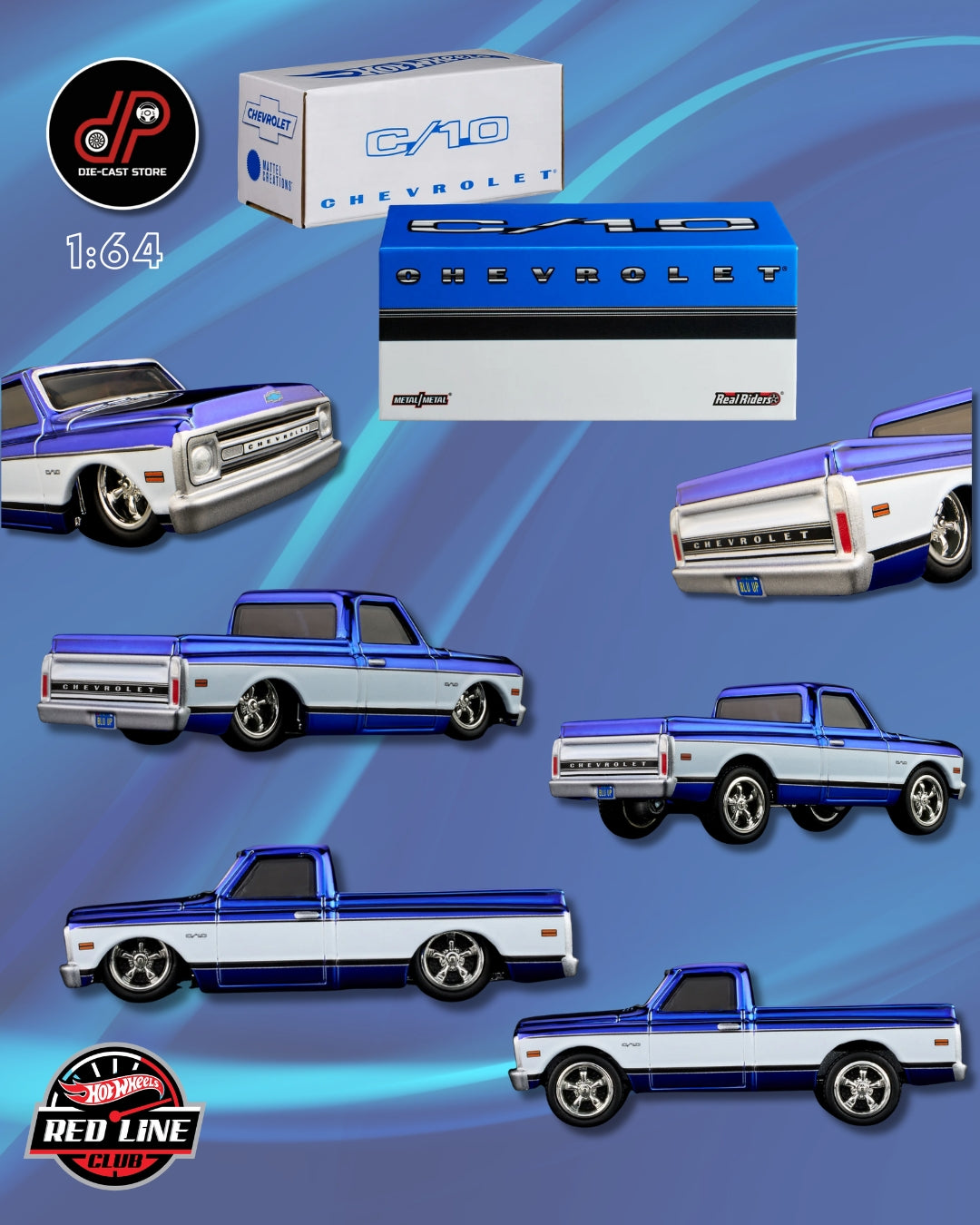 HOT WHEELS RLC Exclusive 1969 Chevy C-10