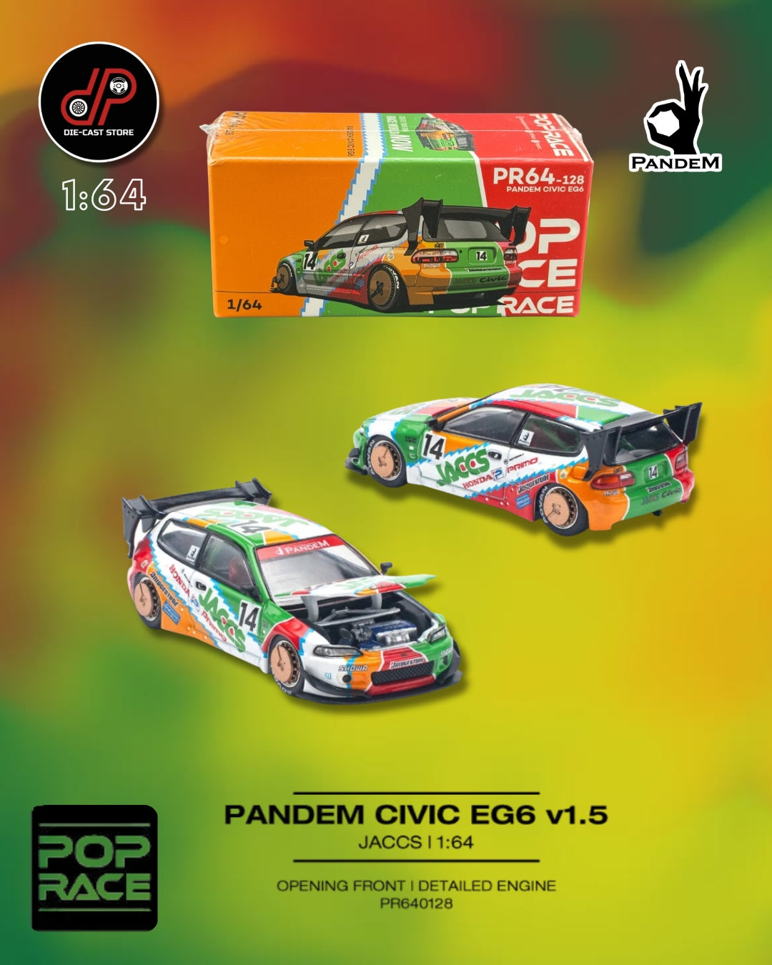 POP RACE 128 PANDEM HONDA CIVIC EG6