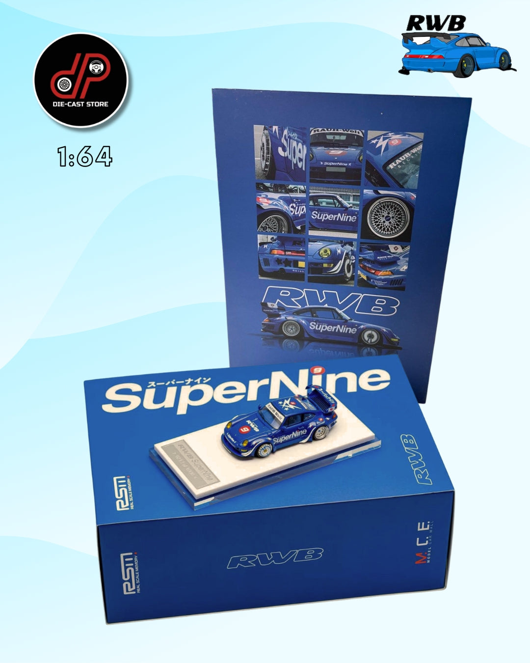 MCE 1:64 RWB SUPER NINE – DP Die Cast Store