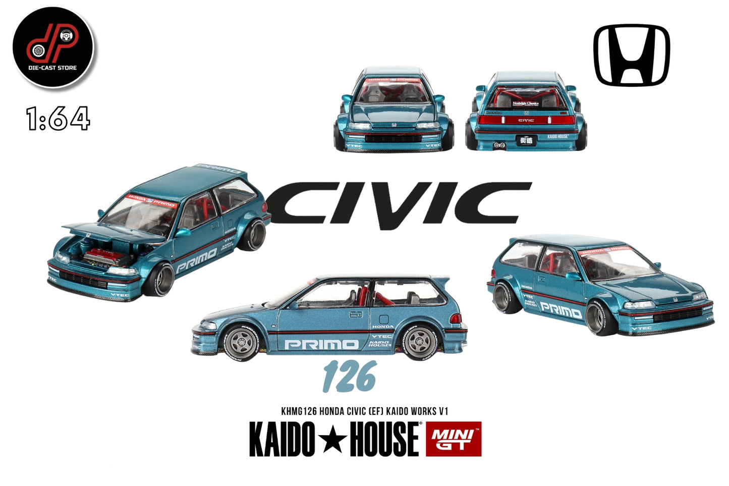 KAIDO HOUSE KHMG126 Honda Civic (EF) Kaido Works™