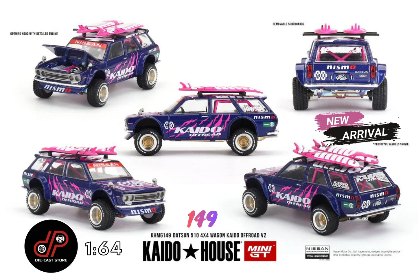 KHMG149 DATSUN 510 4X4 WAGON KAIDO OFFROAD V2