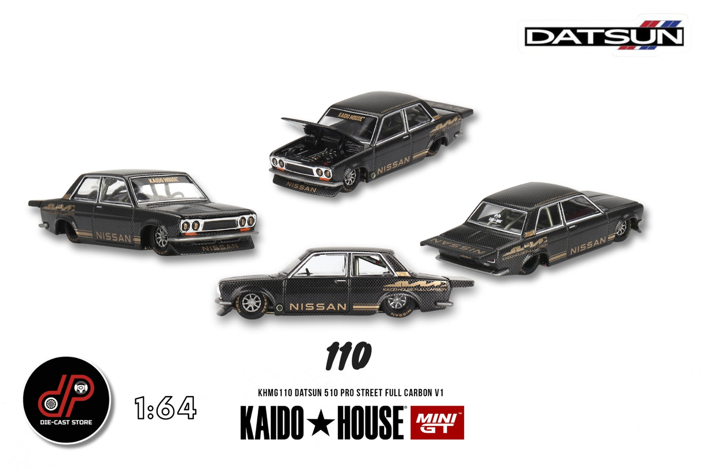 Kaido House KHMG110 Datsun 510 Pro Street Full Carbon