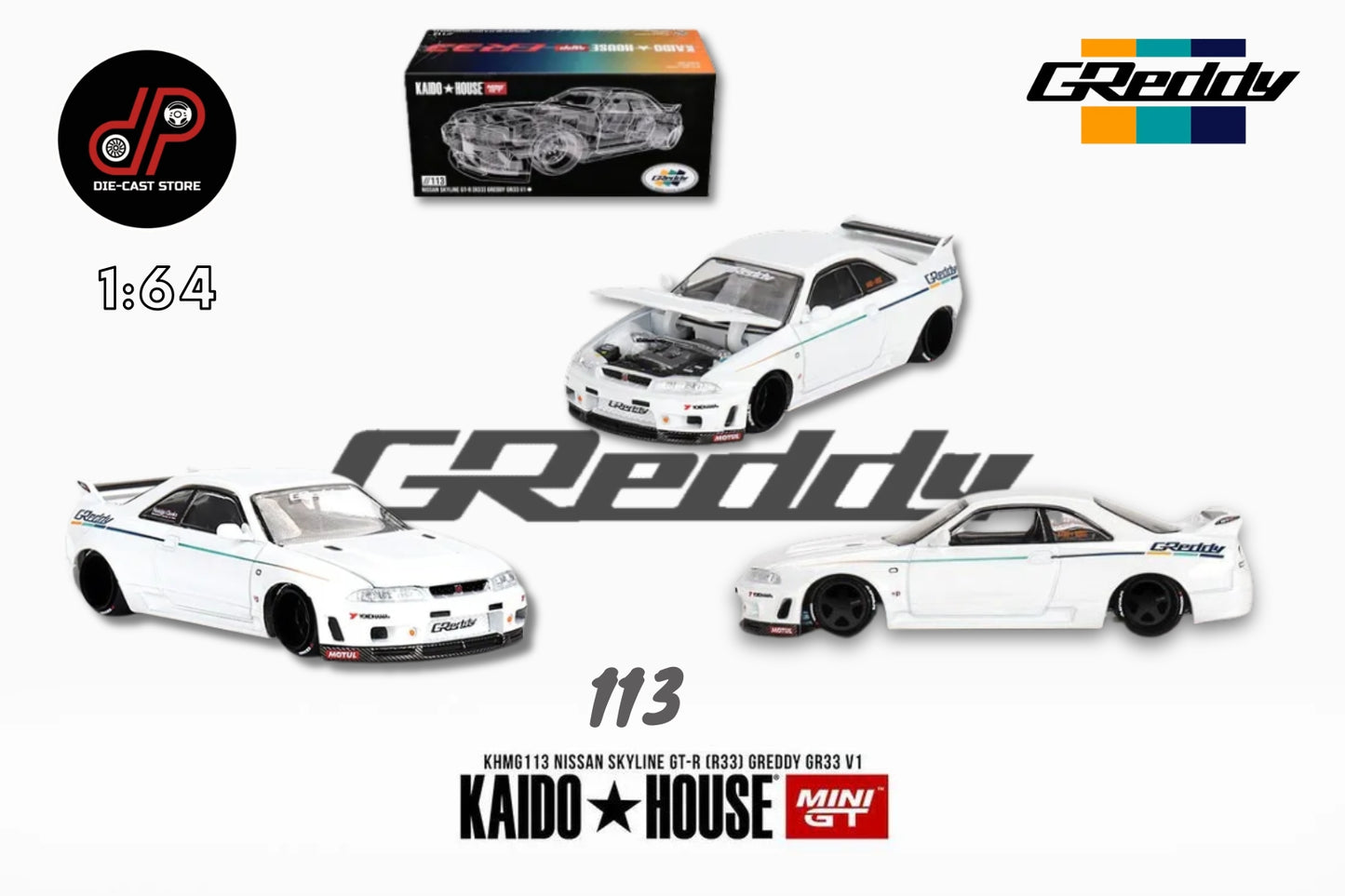 Kaido House KHMG113 Nissan Skyline R33 Greddy GR33 V1