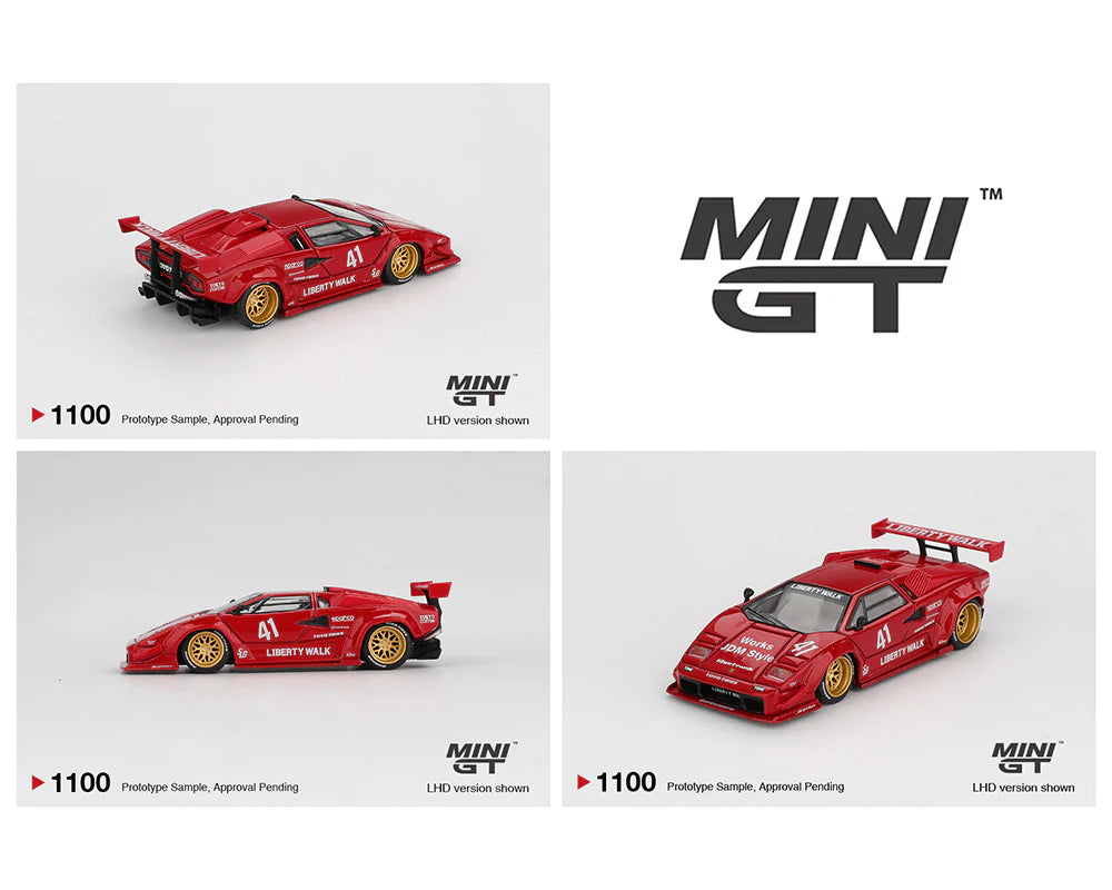 *MGT01100 Lamborghini Countach LB-WORKS RED
