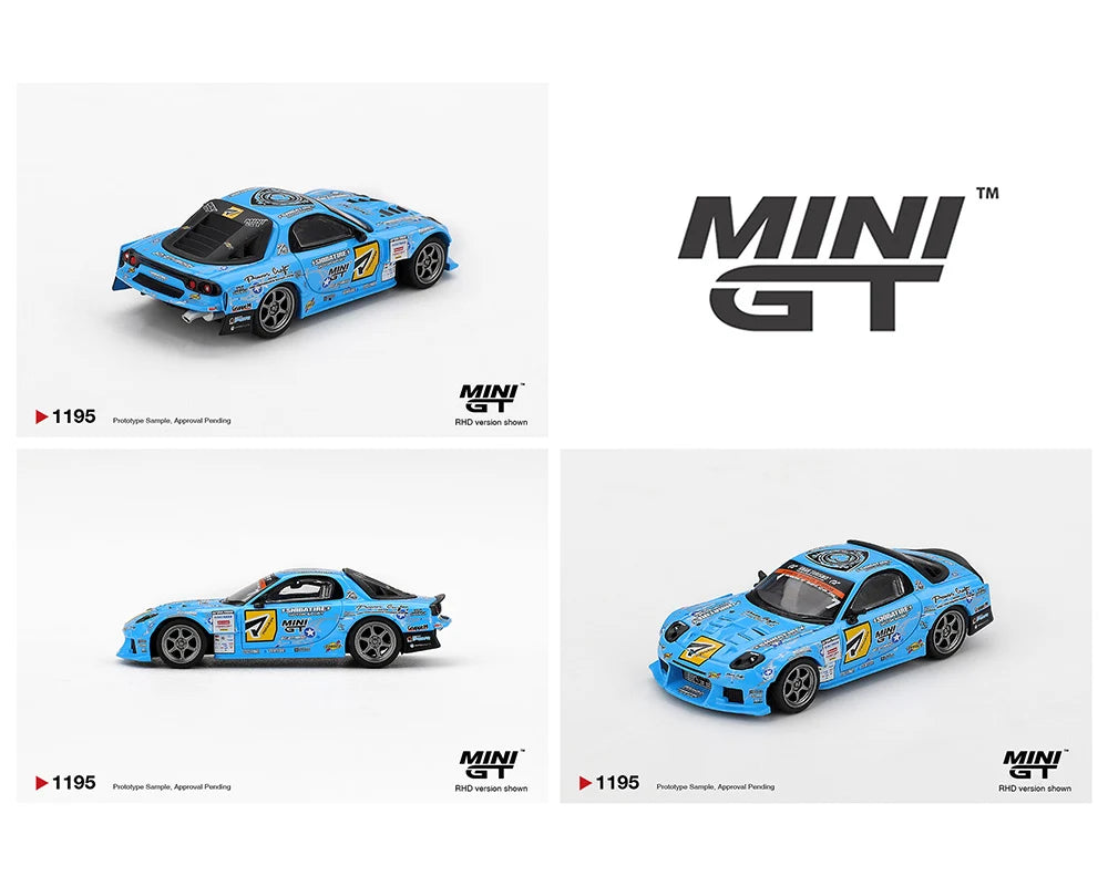 *MGT01195 1:64 Mazda RX-7 RE-Amemiya 2025 D1GP Blue
