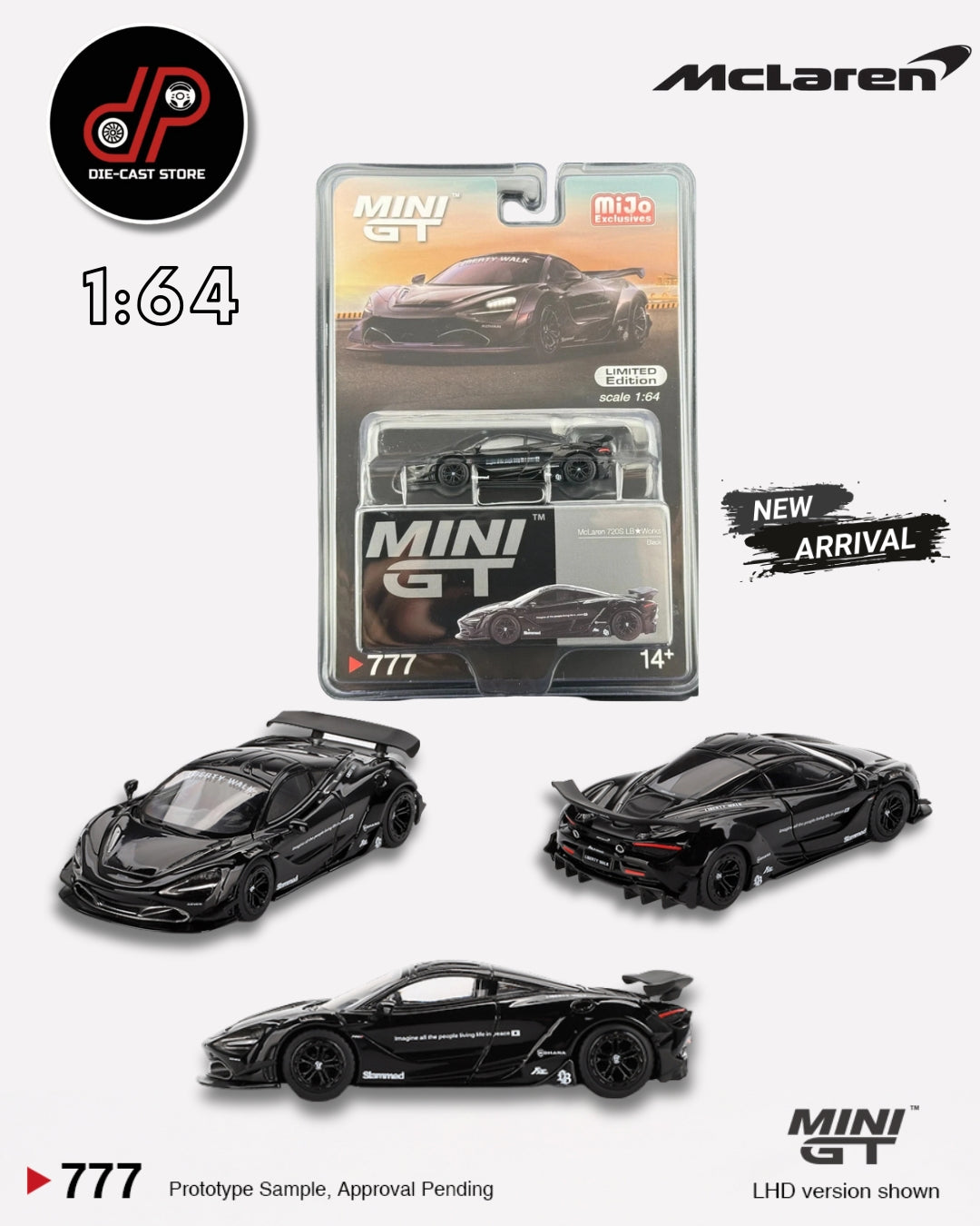 MGT00777 MCLAREN 720S LB★WORKS BLACK
