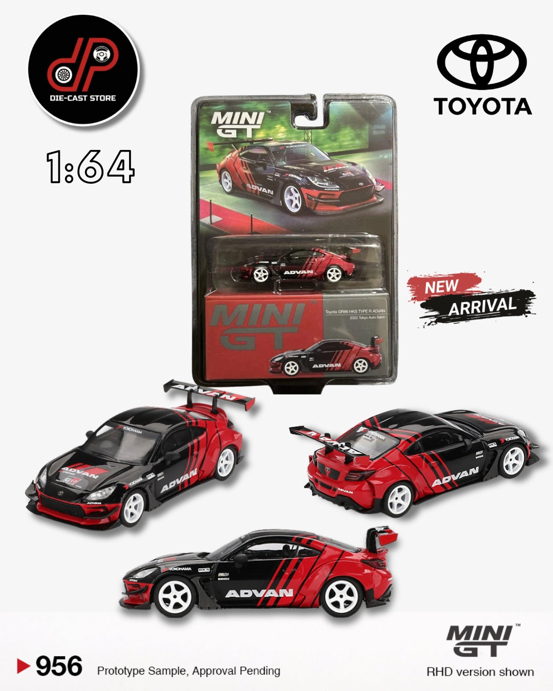 MGT00956 TOYOTA GR86 HKS TYPE R ADVAN 2022 TOKYO AUTO SALON