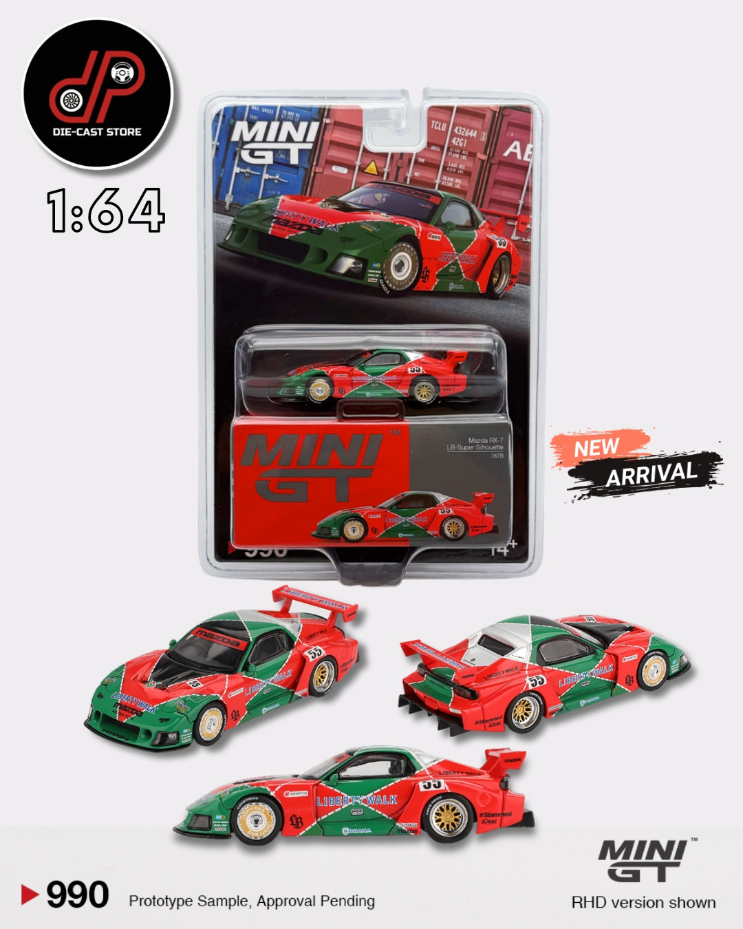 MGT00990 MAZDA RX-7 LB-SUPER SILHOUETTE 787B