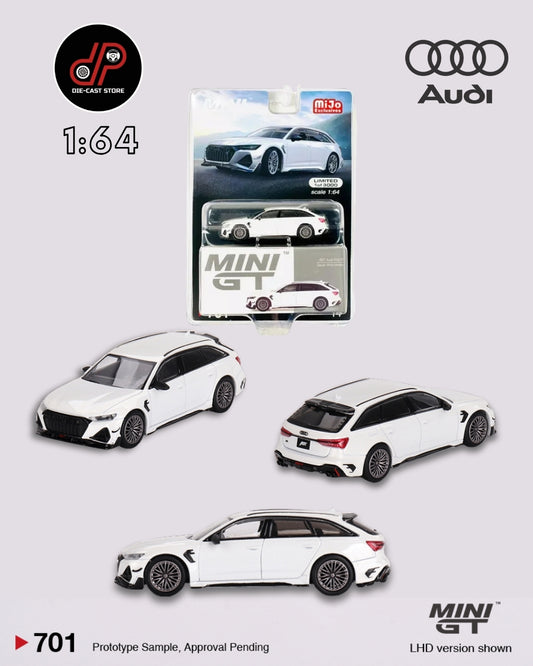 MGT00701 Audi ABT RS6-R Glacier White Metallic