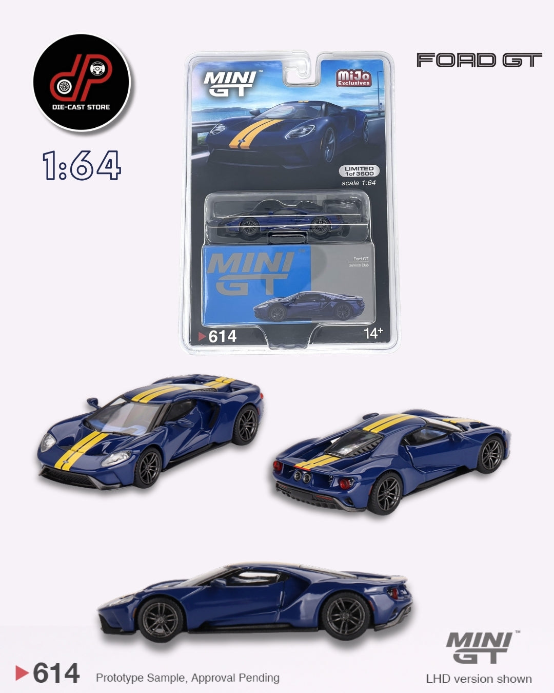 MGT00614 Ford GT Sunoco Blue