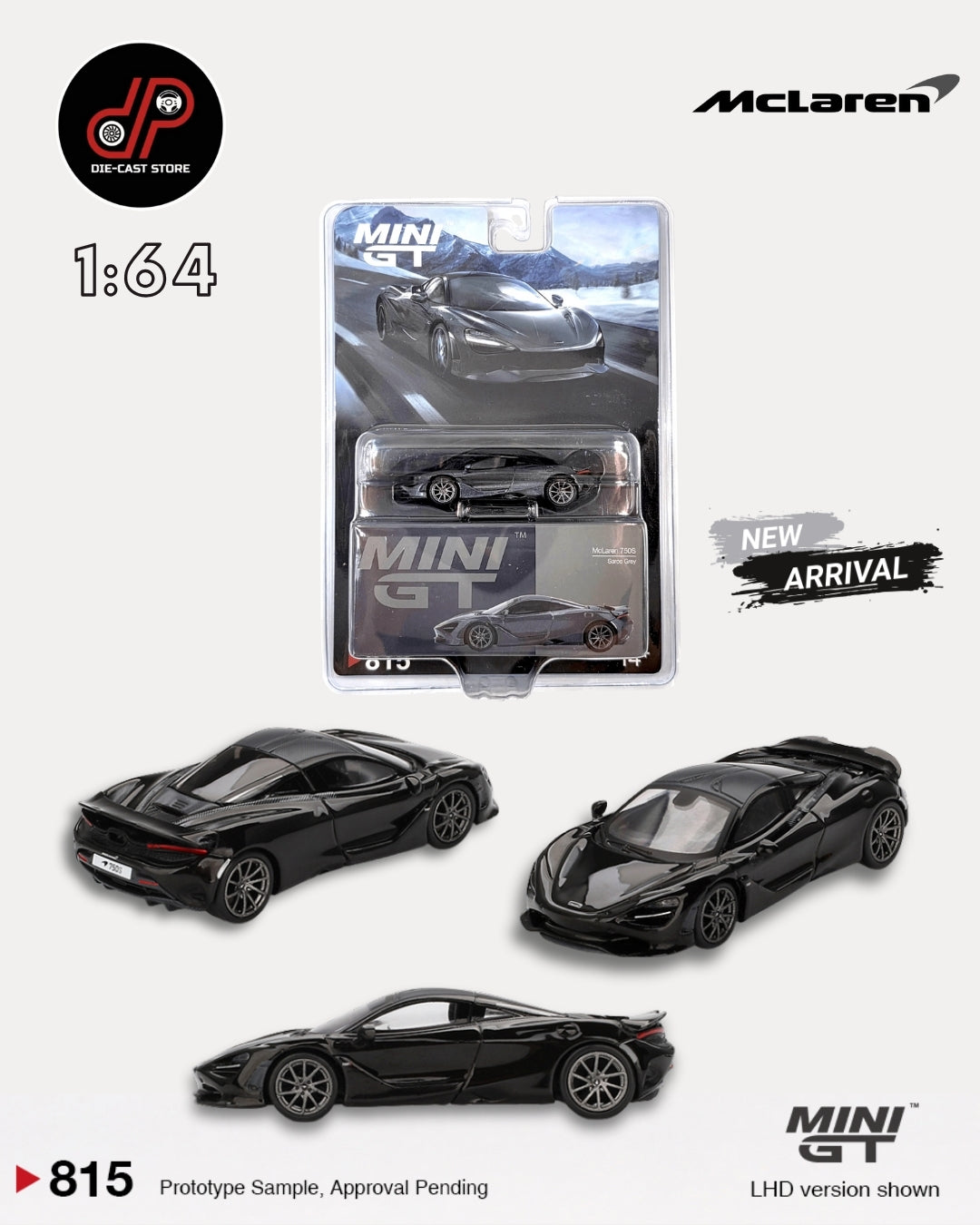 MGT00815 MCLAREN 750S SAROS GREY