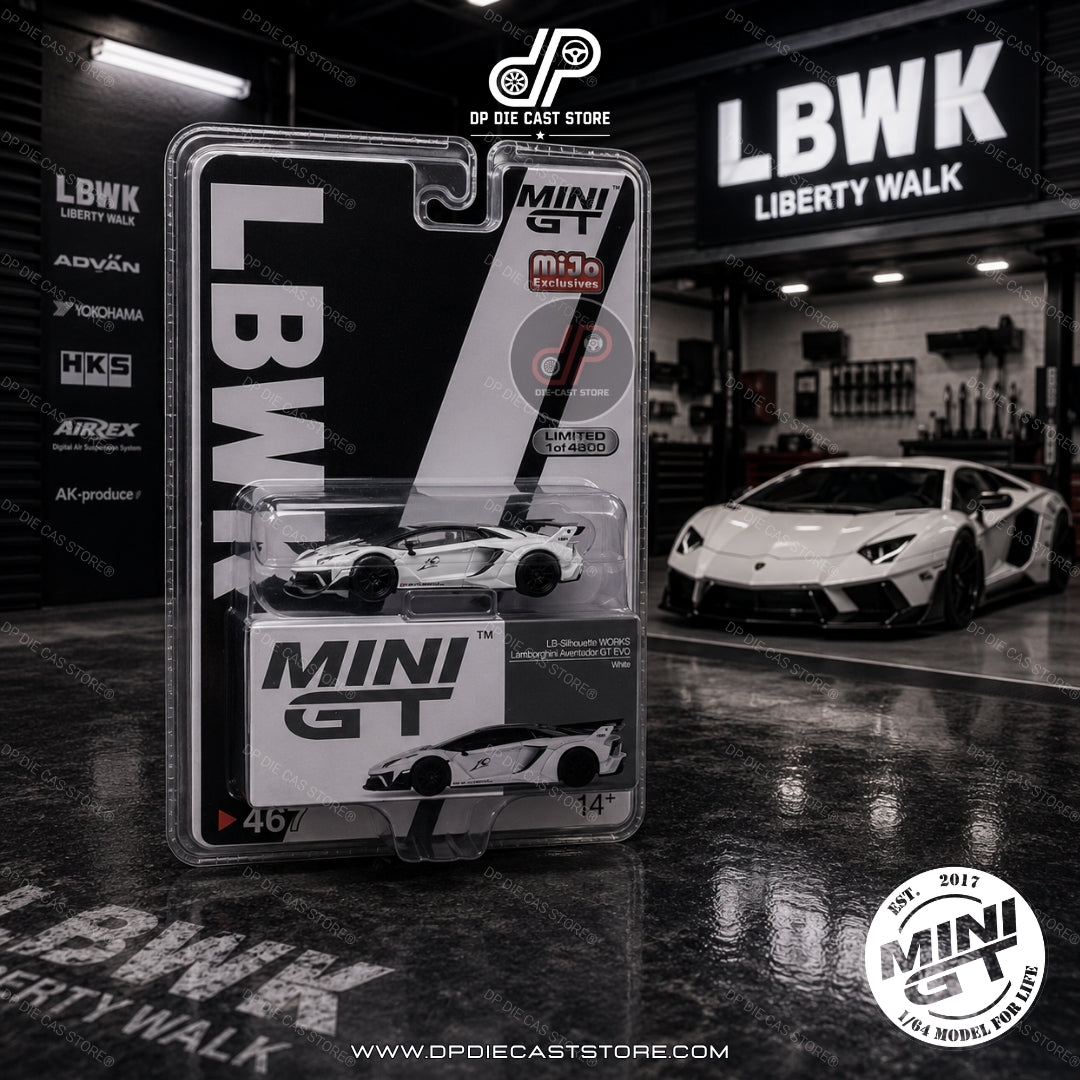 MGT00467 LB-Silhouette WORKS Lamborghini Aventador GT EVO White