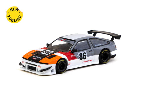 Toyota Sprinter Trueno AE86 Widebody TRD 1/64 by TARMAC WORKS