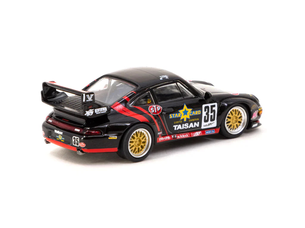 Schuco x Tarmac Works COLLAB64 Porsche 911 GT2 Taisan