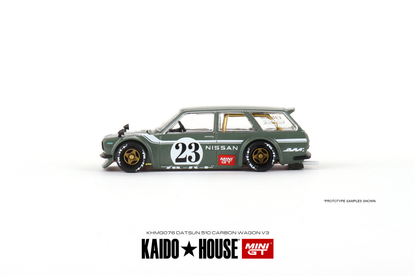 Datsun KAIDO 510 Wagon CARBON FIBRE V3 KHMG076 KAIDO HOUSE MINI GT