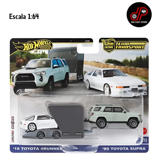 Hot Wheels Premium - Team Transport - 18 Toyota 4Runner Twin Pack 2