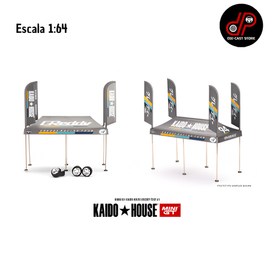 Kaido House x Mini GT 1:64 Kaido House GREDDY Tent V1 - Limited Edition