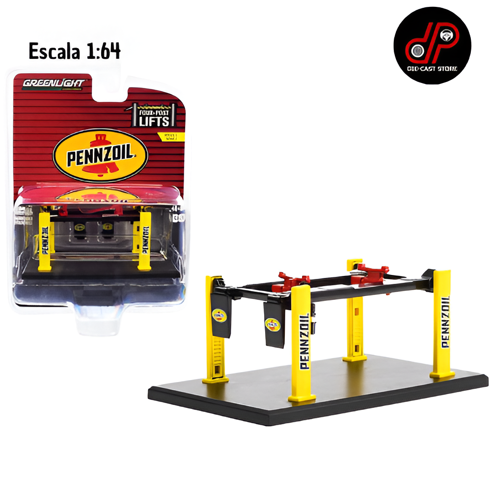 Adjustable Four-Post Lift Pennzoil GreenLight
