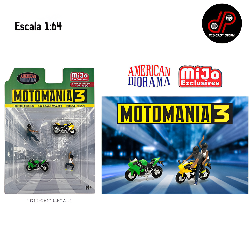 1/64 Figures Set - Motomania 3 MIJO EXCLUSIVES