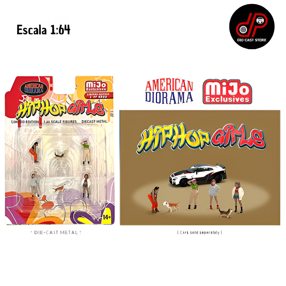 1/64 Figures Set - Hip Hop Girls - MIJO Exclusives