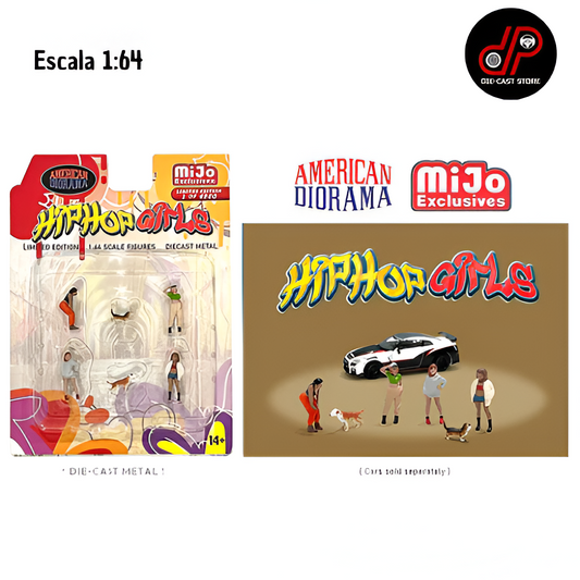 1/64 Figures Set - Hip Hop Girls - MIJO Exclusives