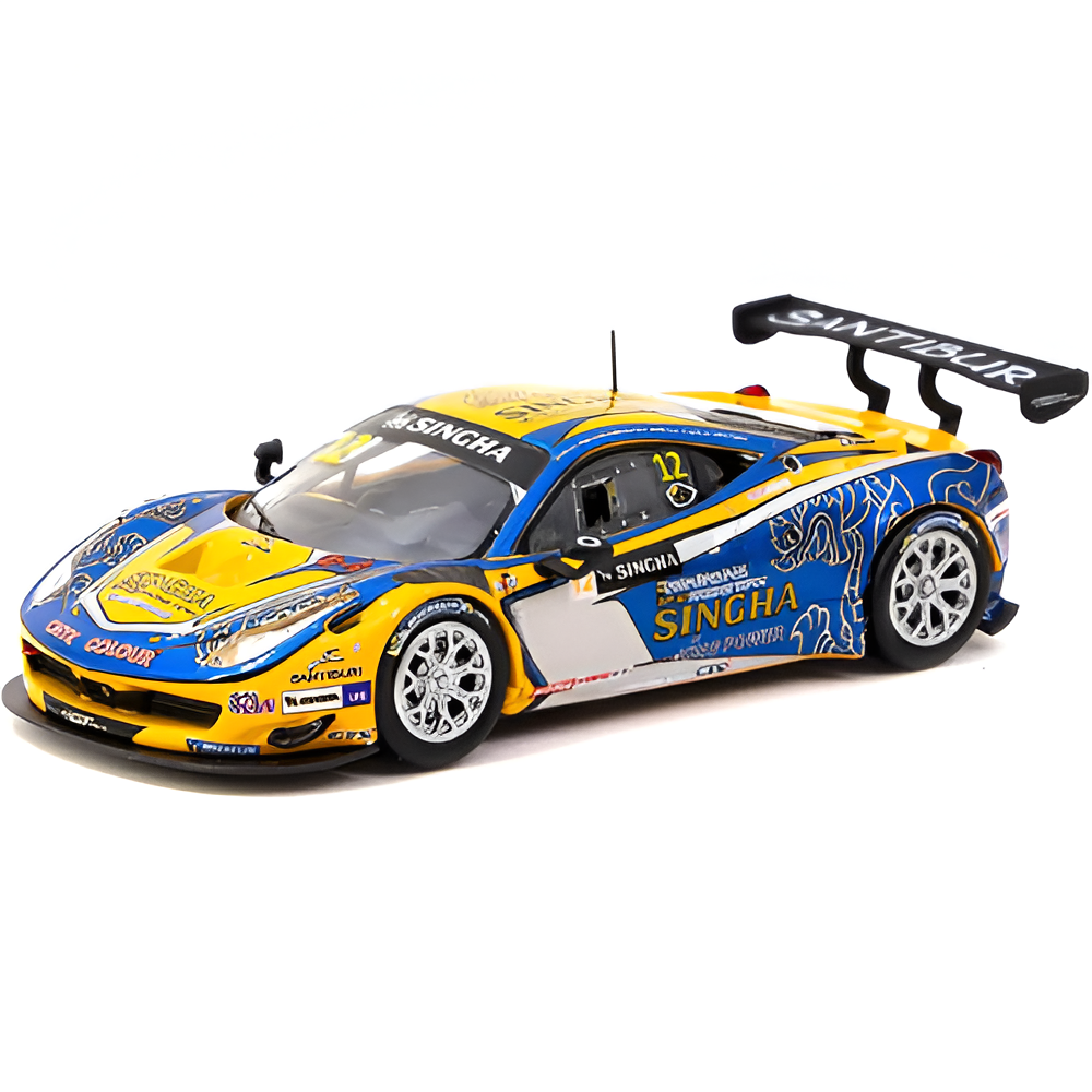 Ferrari 458 Italia GT3 #12 Carlo van Dam Piti Bhirombhakdi Singha Motorsport GT by TARMAC WORKS