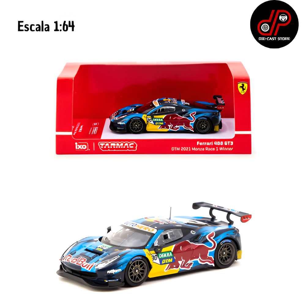 Ferrari 488 GT3 Red Bull 1/64 by TARMAC WORKS
