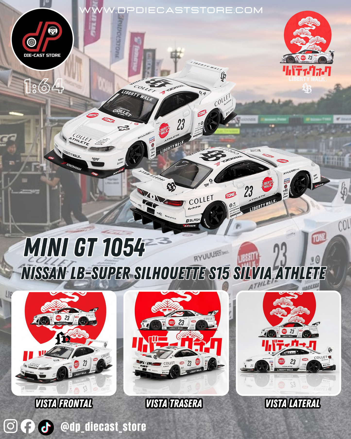 MGT01054 NISSAN LB-SUPER SILHOUETTE S15 SILVIA ATHLETE