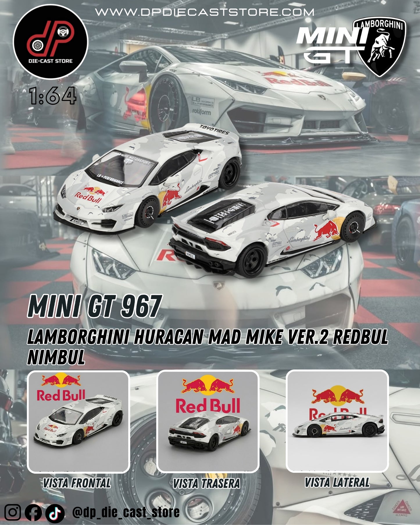 MGT00967 LAMBORGHINI HURACAN LB★WORKS VER. 2 MAD MIKE NIMBUL