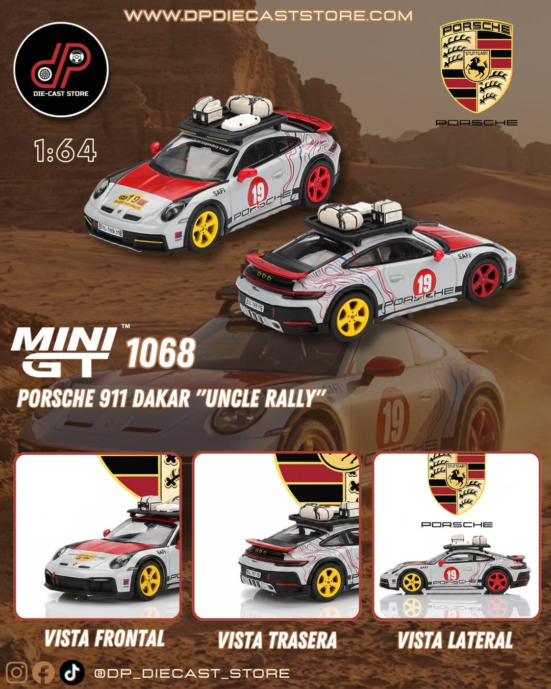MGT01068 PORSCHE 911 DAKAR "UNCLE RALLY"