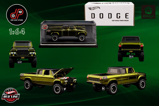 Hot Wheels Collectors RLC Exclusive 1964 Dodge Power Wagon (GREEN)