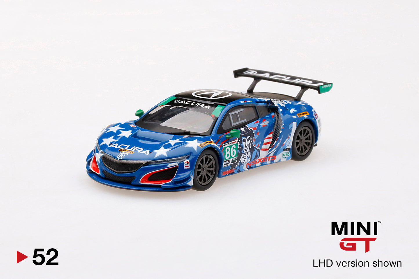 #52 ACURA NSX GT3 #86 “UNCLE SAM” 2017 MINI GT