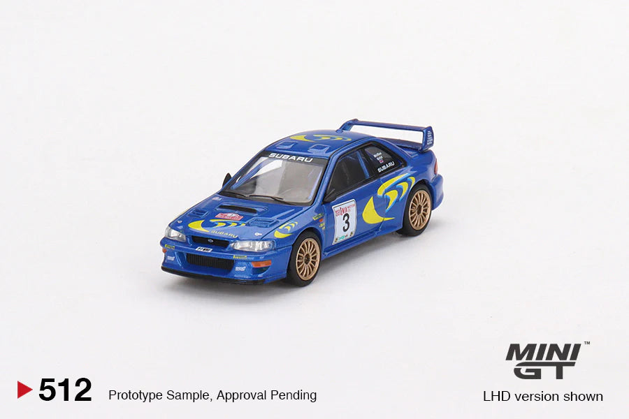 #512 SUBARU Impreza WRC97 1997 Rally Sanremo Winner #3 MINI GT