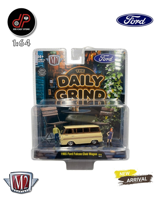 M2 MACHINES DIORAMAS  2025: THE DAILY GRIND, FORD FALCON CLUB WAGON R15 DE 1965
